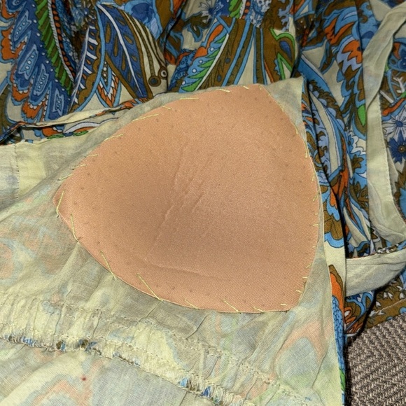 House of Harlow 100% Cotton Tie Back Maxi Dress Size Medium - Picture 9 of 12